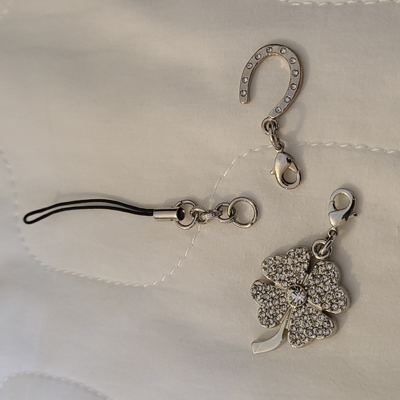 Lucky charms: Horseshoe and 4 leaf clover with crystals - Picture 11 of 15